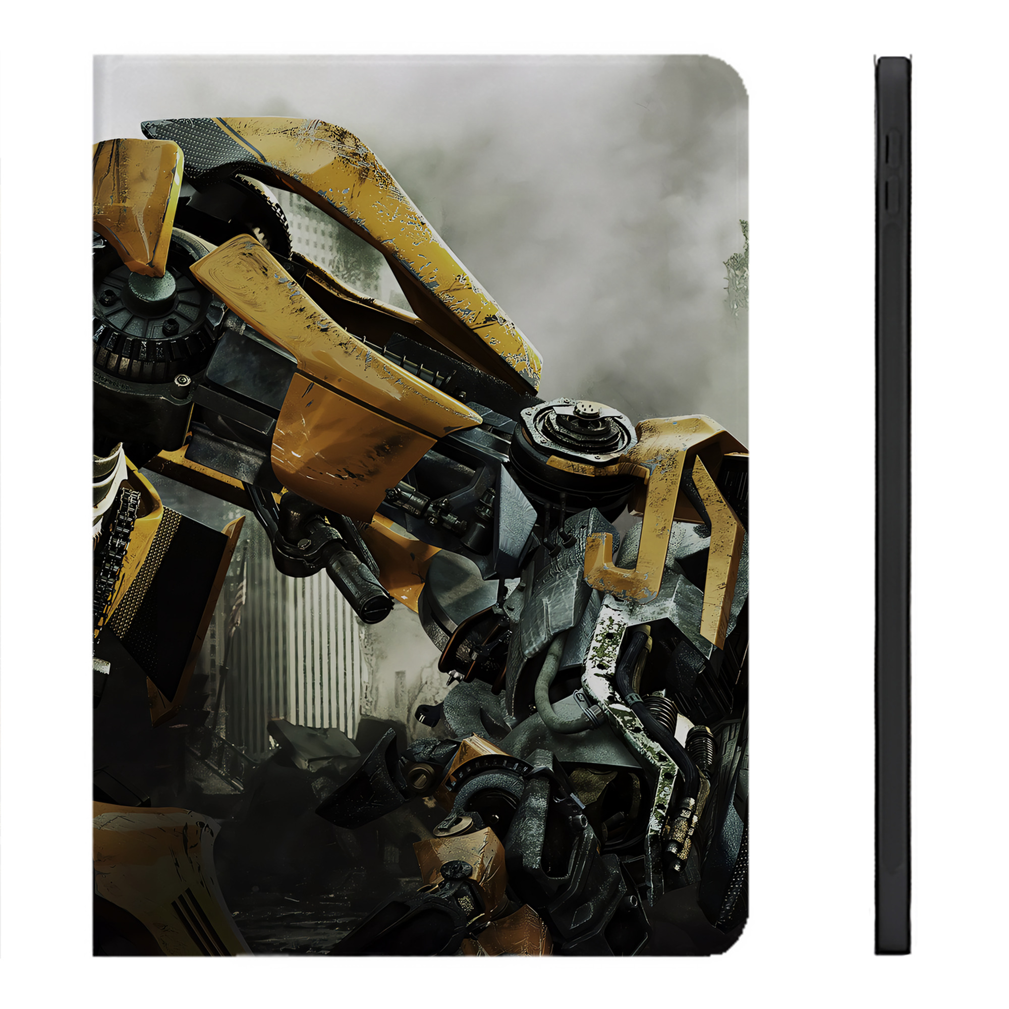 （画像用） Transformers トランスフォーマー IPadケース ペンホルダー付き ブックスタイルデザイン